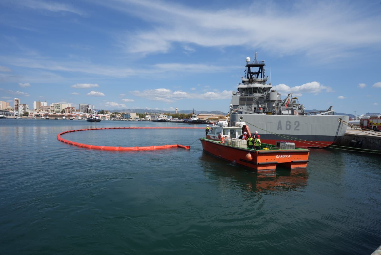 PortCastelló acoge un simulacro de la Armada Española