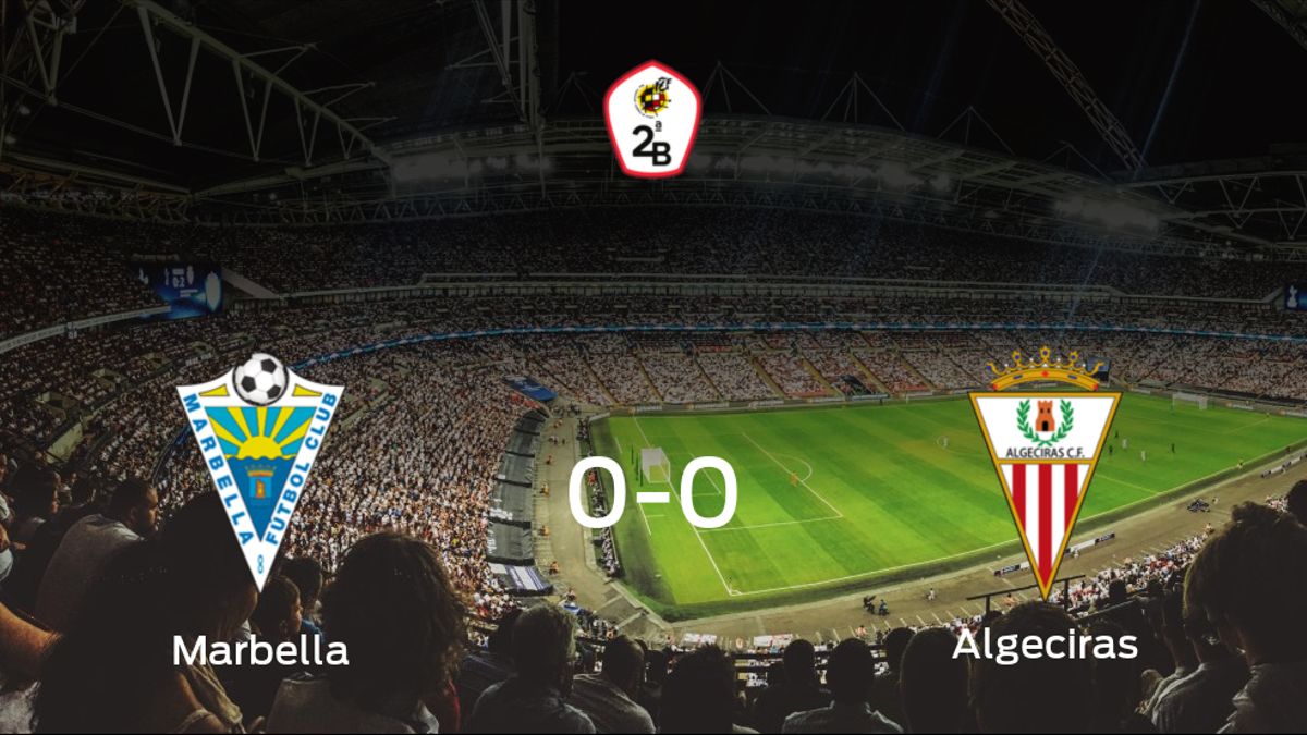 El Marbella y el Algeciras firman un empate sin goles (0-0)