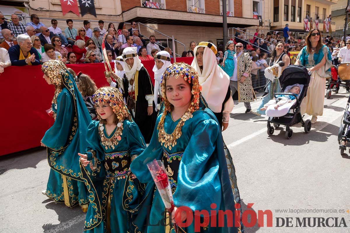 Desfile infantil del Bando Moro en las Fiestas de Caravaca