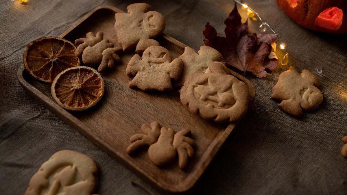 Estas galletas para Halloween gustarán a niños y mayores.