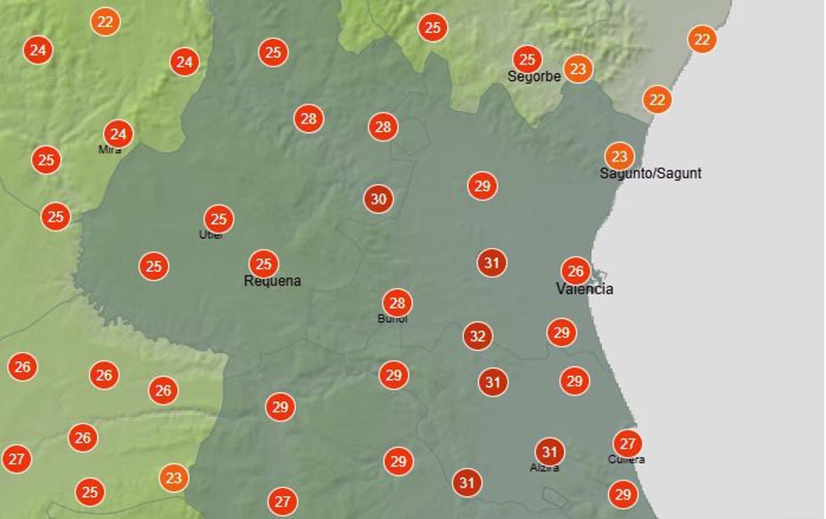 El calor pasa una semana en la Comunitat Valenciana
