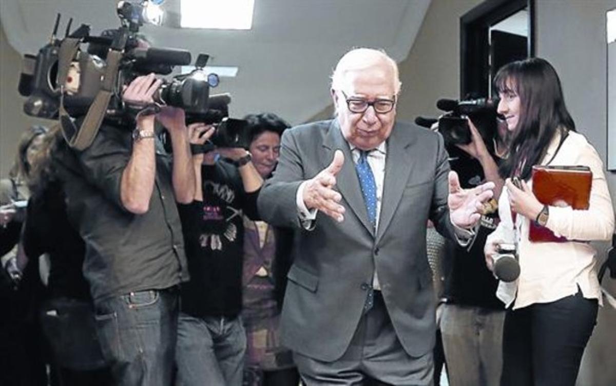 Manuel Lagares va comparèixer ahir a la tarda al Congrés a la Comissió d’Economia. Manuel Lagares va comparèixer ahir a la tarda al Congrés a la Comissió d’Economia.