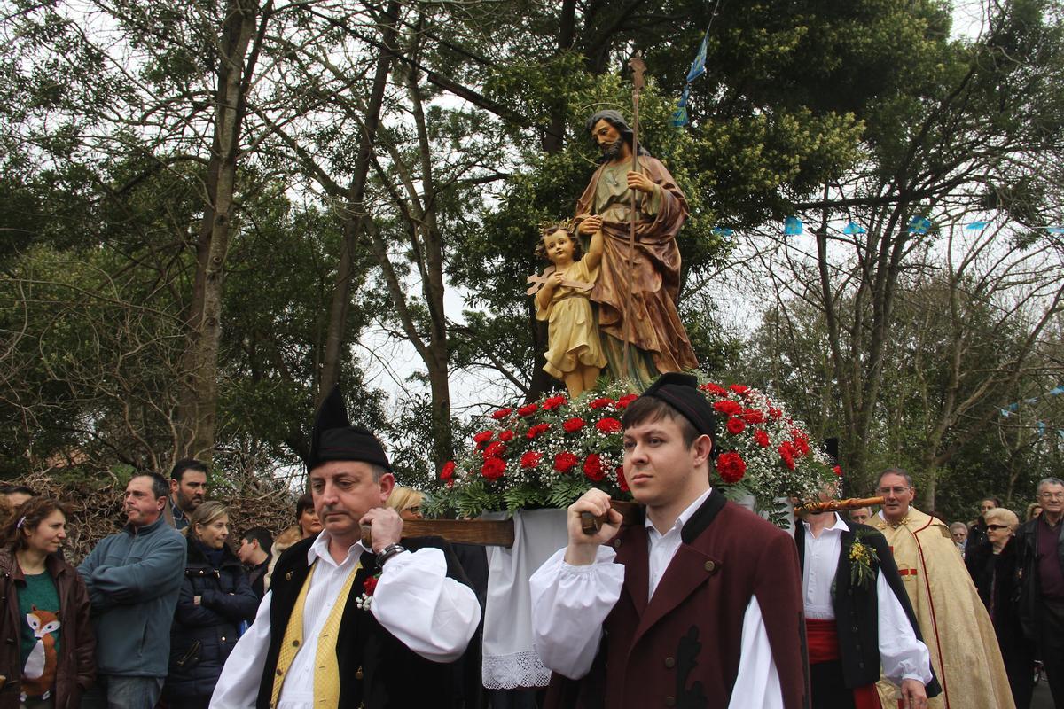 Procesión de San José en una imagen tomada en 2015.