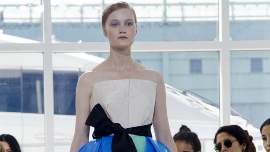 Vestidos de la firma Delpozo, en la Semana de la Moda de Nueva York.