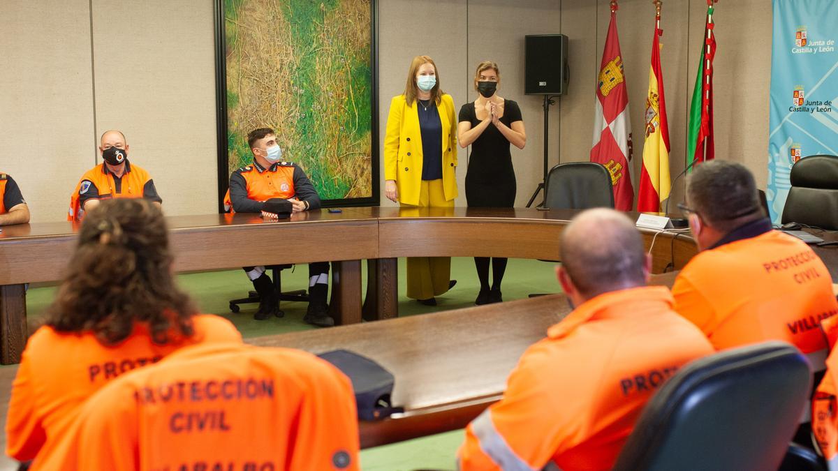Reunión de la directora de Protección Civil con los voluntarios de las agrupaciones de Zamora