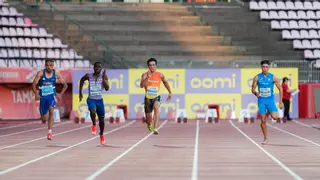 Jorge Hernández se queda a dos centésimas de la final de los 100m en Tampere