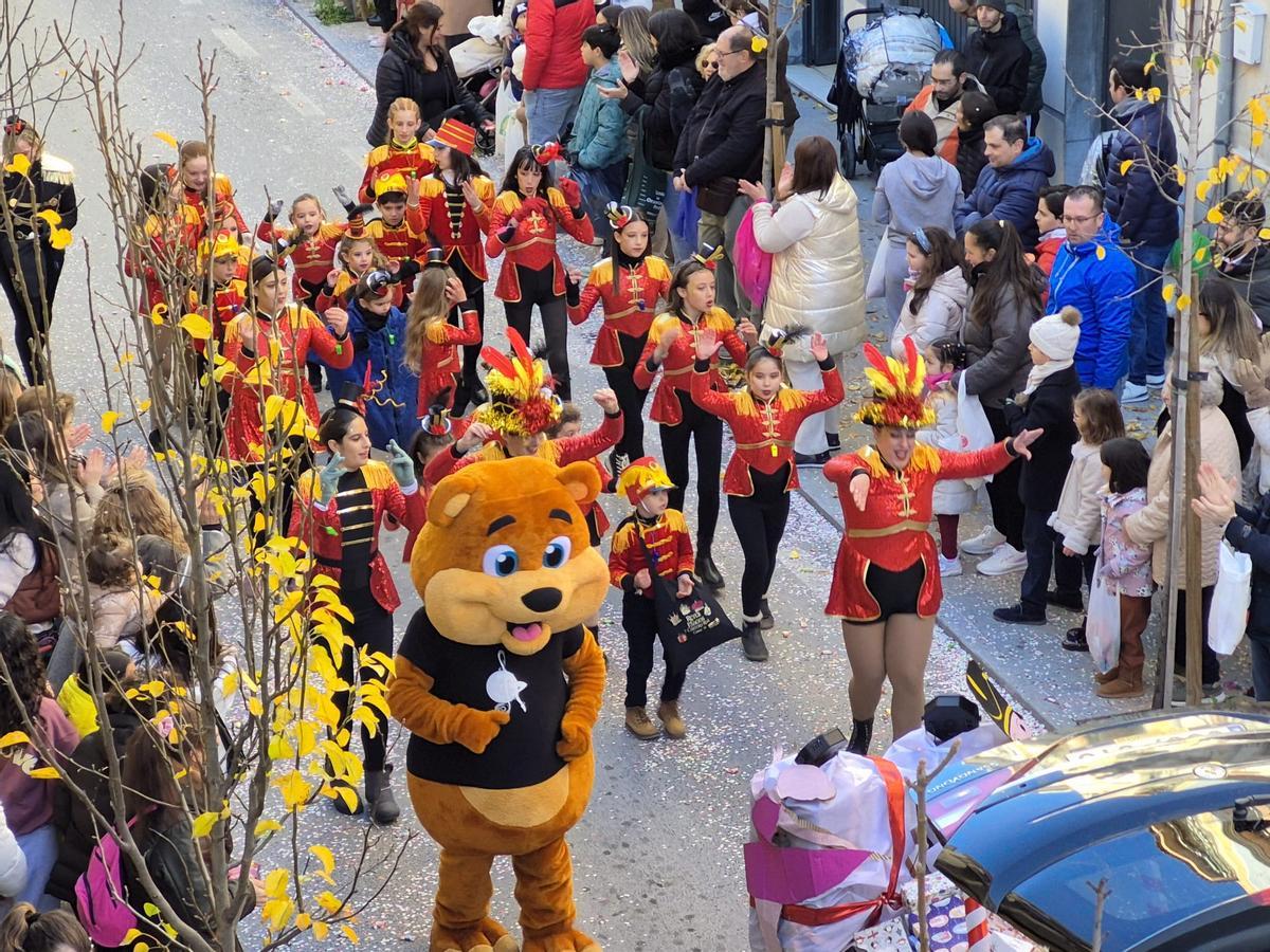 Cabalgatas en la provincia en la mañana de Reyes