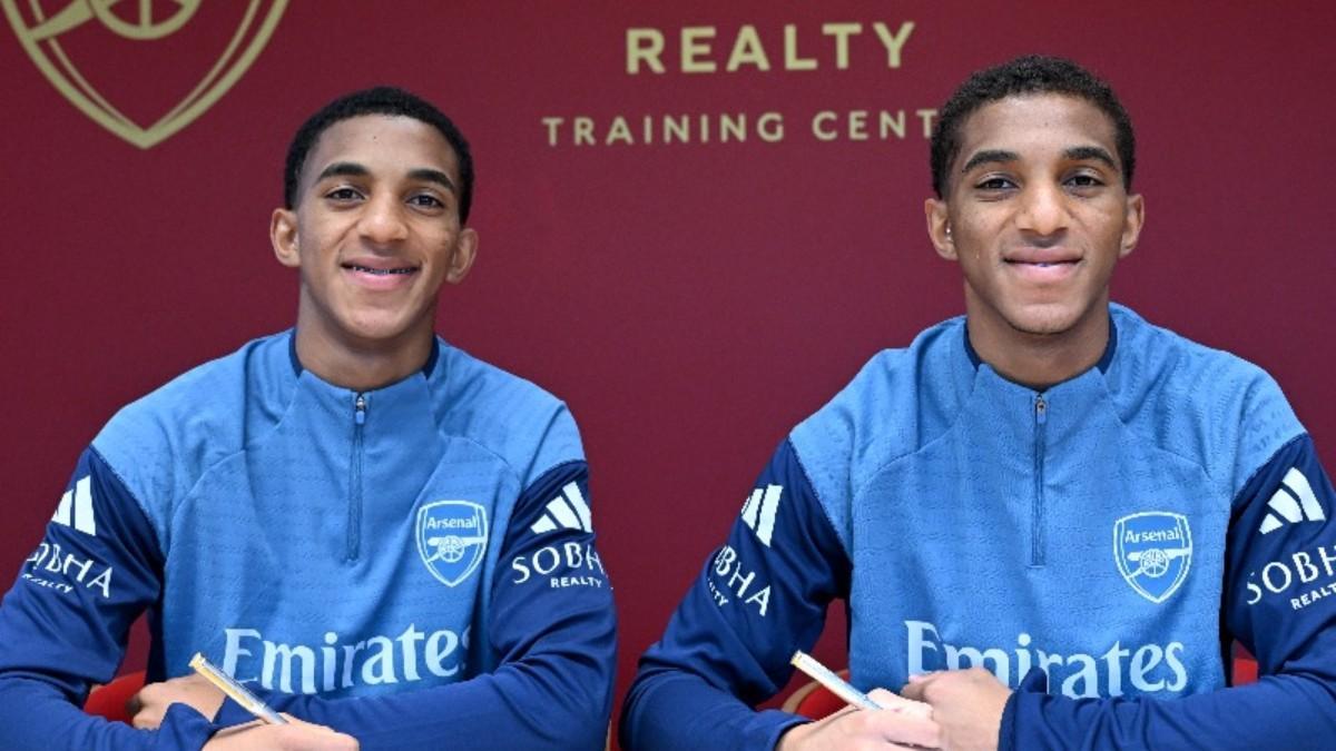 Edwin &amp; Holger Quintero, en el Arsenal
