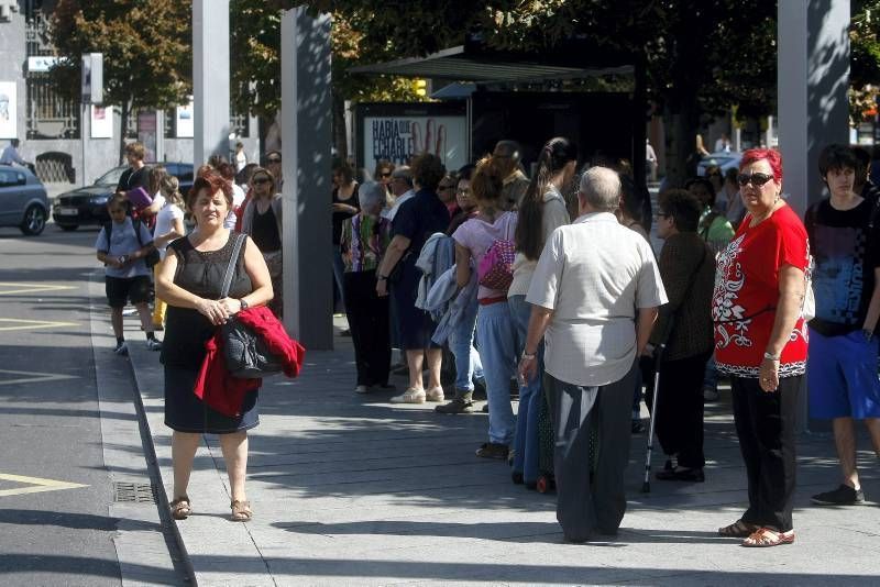 Fotogalería: Comienza la huelga del bus