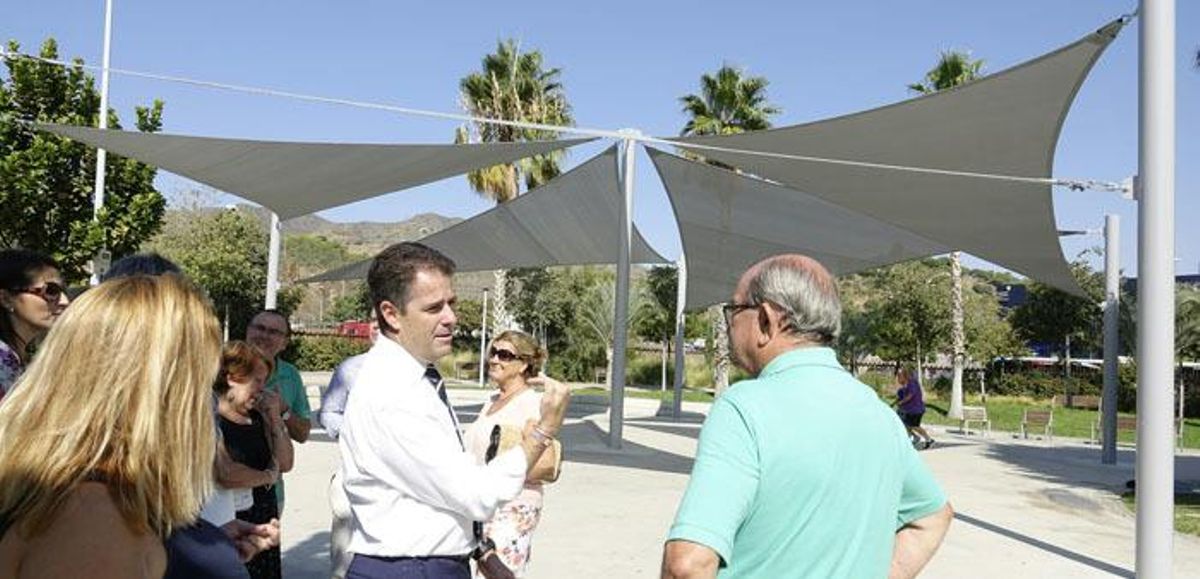 El parque de la Alegría estrena pérgolas