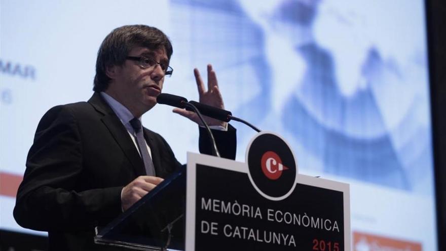 Puigdemont: &quot;Hay más fuga de empresas en Madrid que en Cataluña&quot;