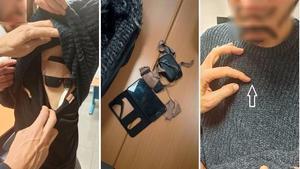 Imagen de los dispositivos para copiar detectados por Mossos en Lleida