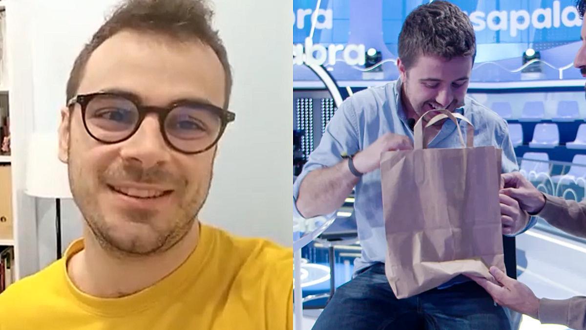 Pablo Díaz le hace un regalo muy especial a Orestes.