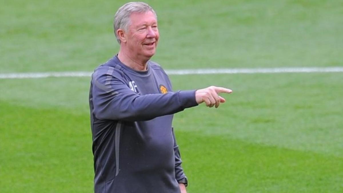 Alex Ferguson, durante su etapa como entrenador del United