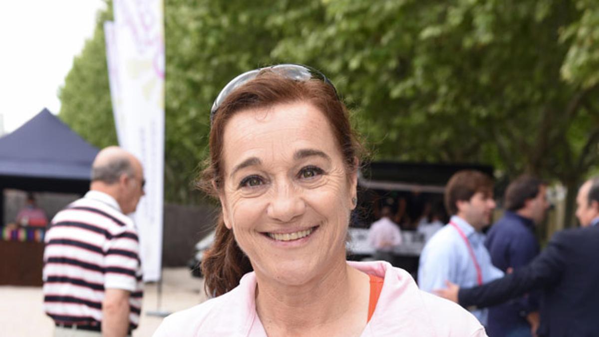 Blanca Fernández Ochoa en un torneo de golf de 2015