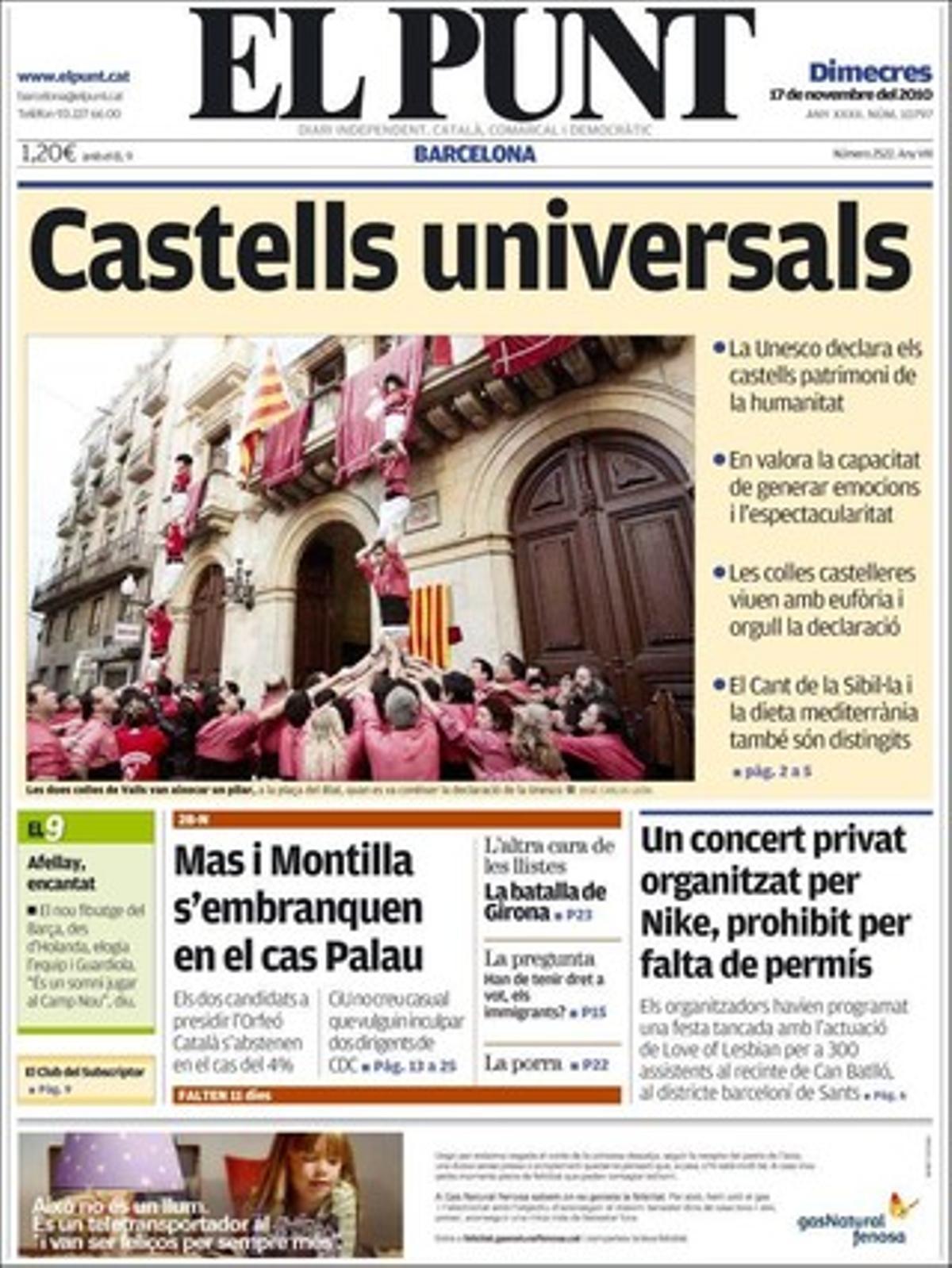 ’El Punt’ també destaca a les pàgines interiors que la inversió en ciència es frena per les retallades empresarials.