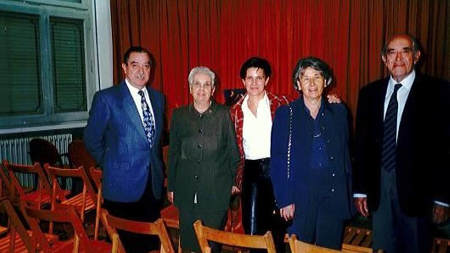 D&#039;esquerra a dreta, Bernils, Vayreda, Padrosa, Perxés i Gurt el 1999.