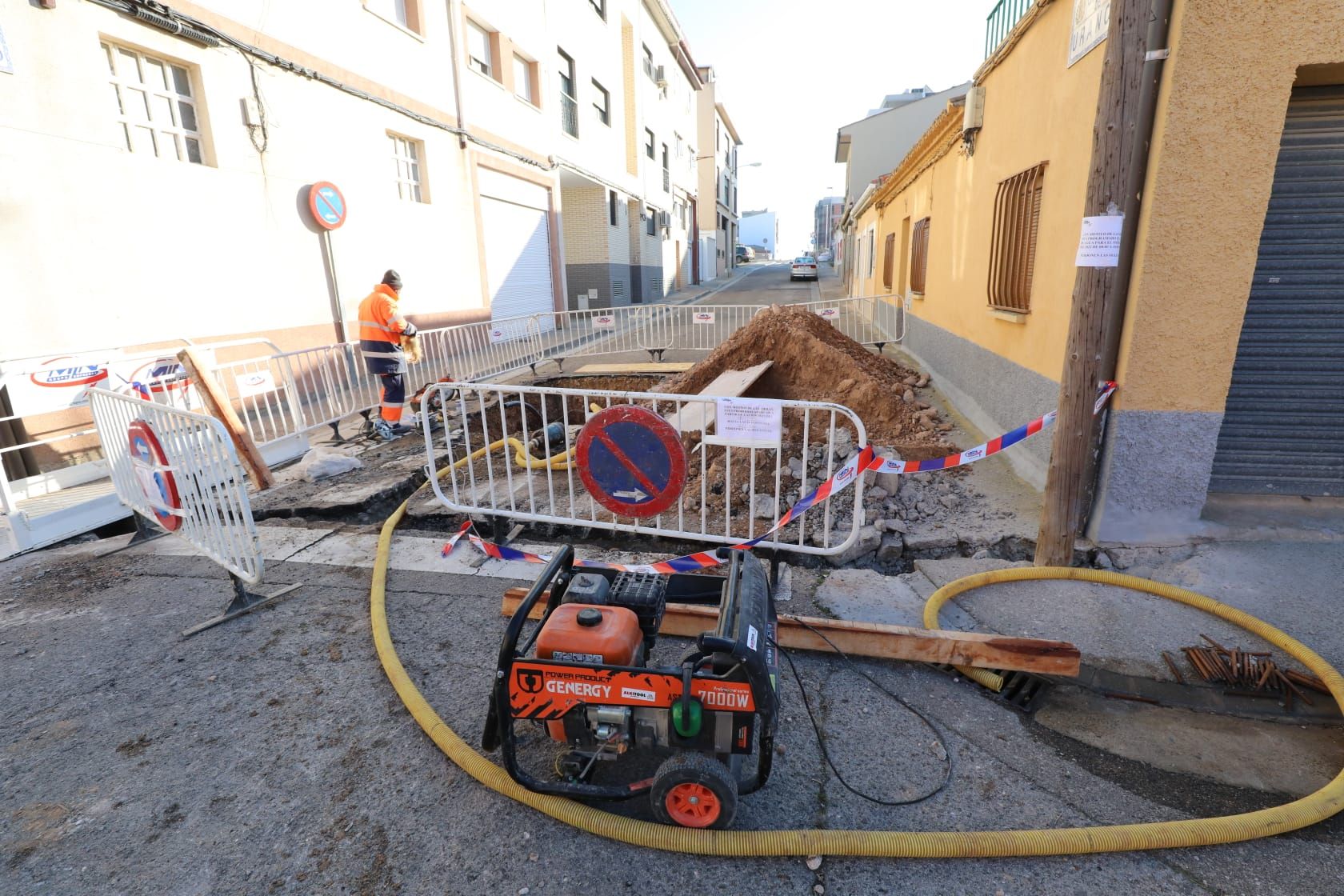 FOTOGALERÍA | Obras en la calle Osa Mayor de Zaragoza