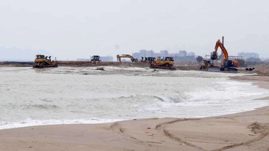 Las playas de València se blindan frente a los temporales para 50 años