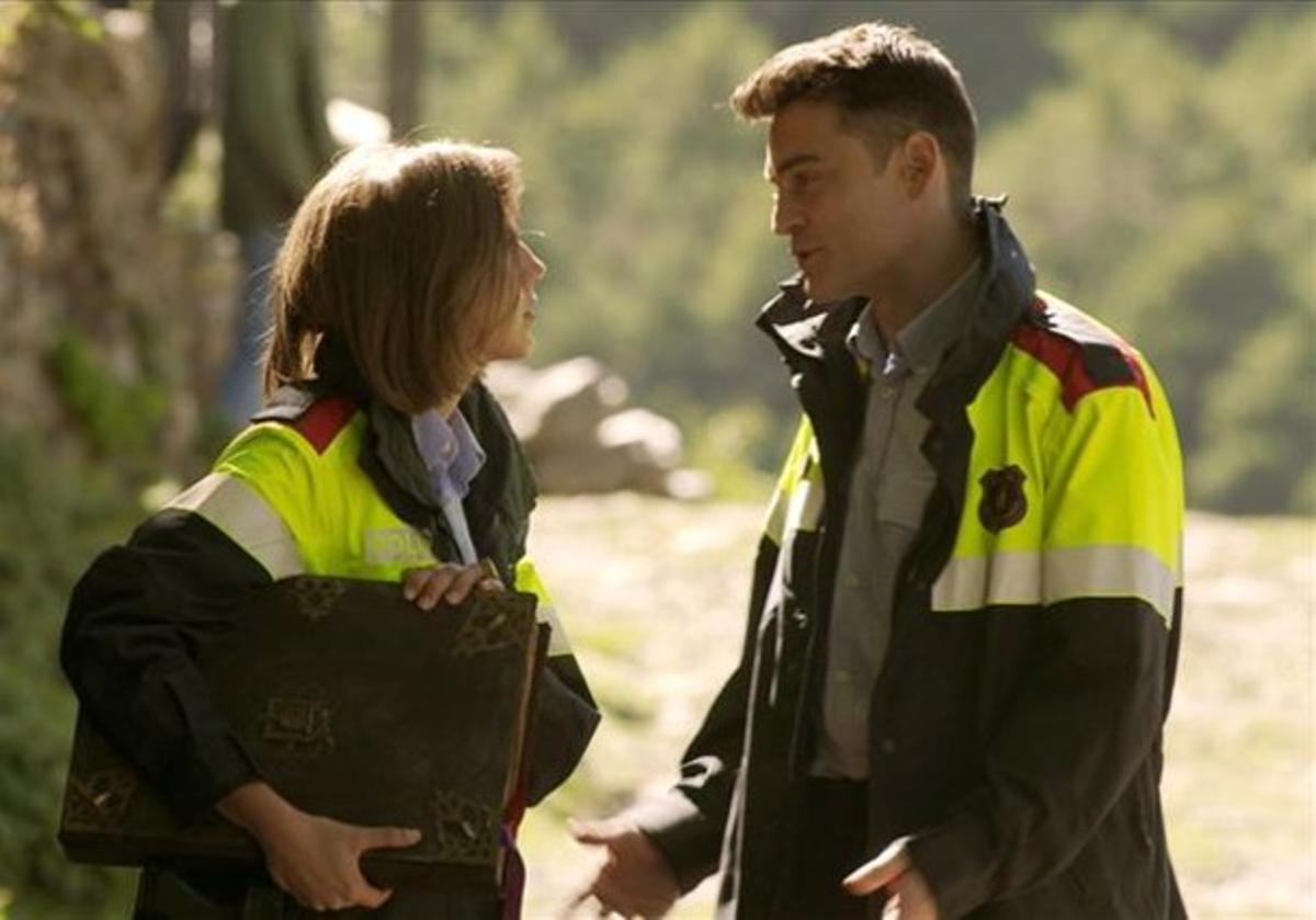 Aina Clotet i Roger Coma, en una escena de ’Gran Nord’. Aina Clotet i Roger Coma, en una escena de ’Gran Nord’.