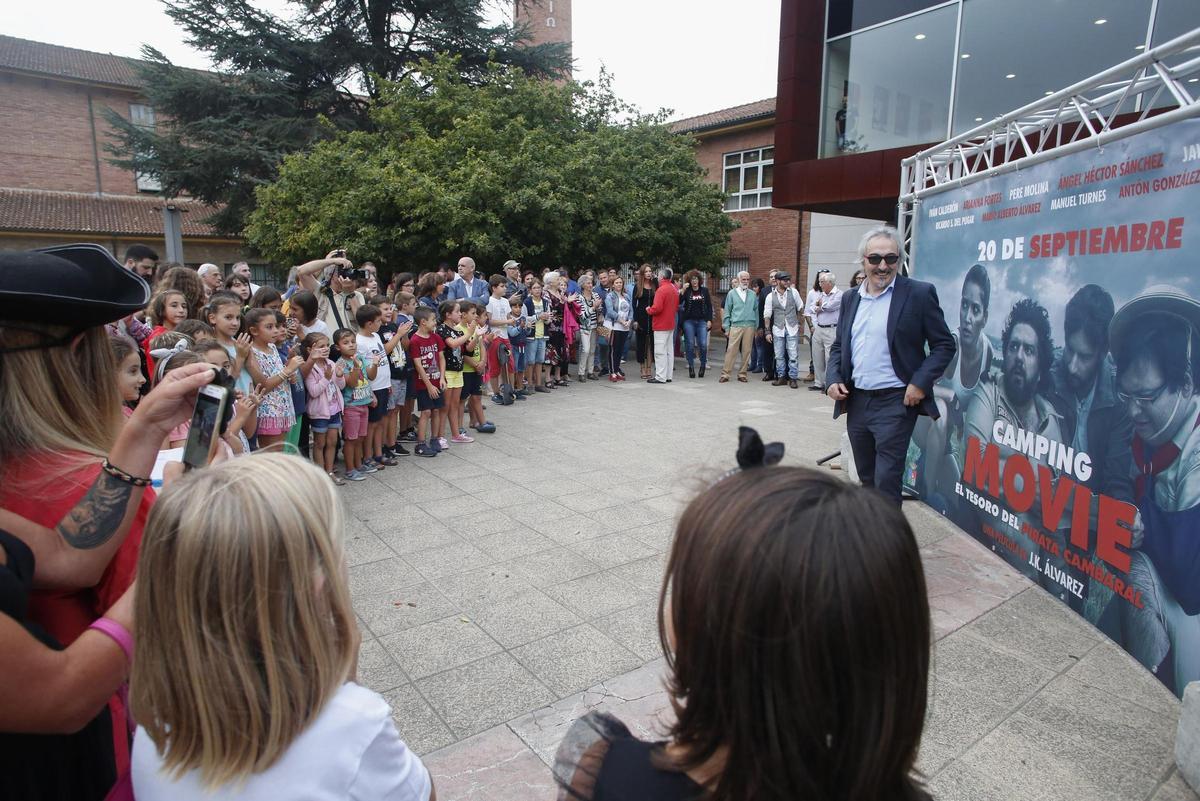 Antón González, en el photocall de "Camping Movie"