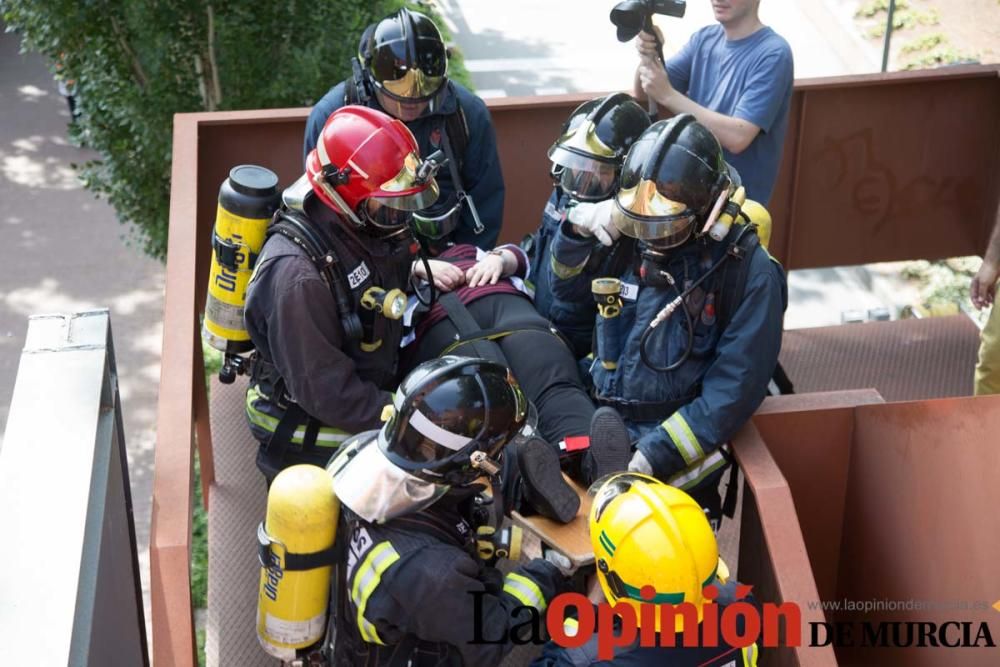 Simulacro de emergencia del Área IV de Salud