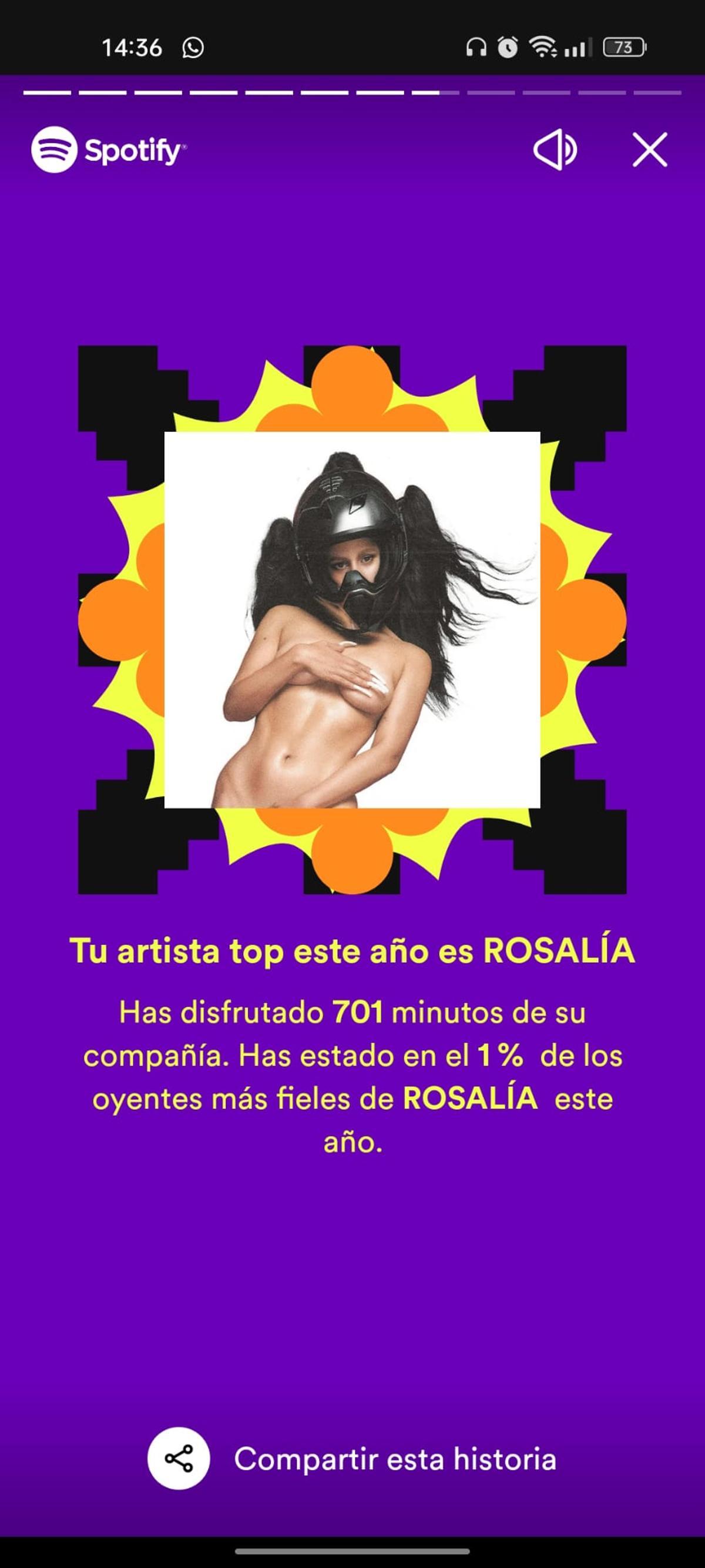 Así es el Spotify Wrapped 2022.