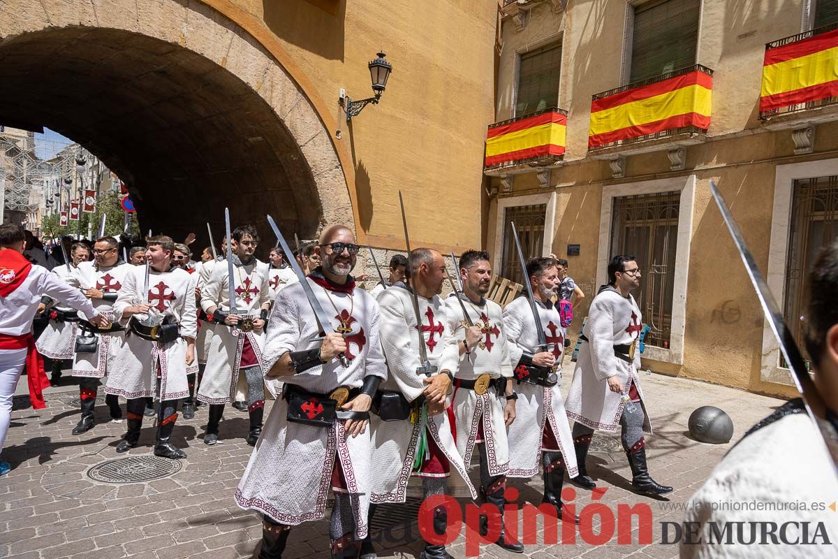 Moros y Cristianos en la mañana del dos de mayo en Caravaca