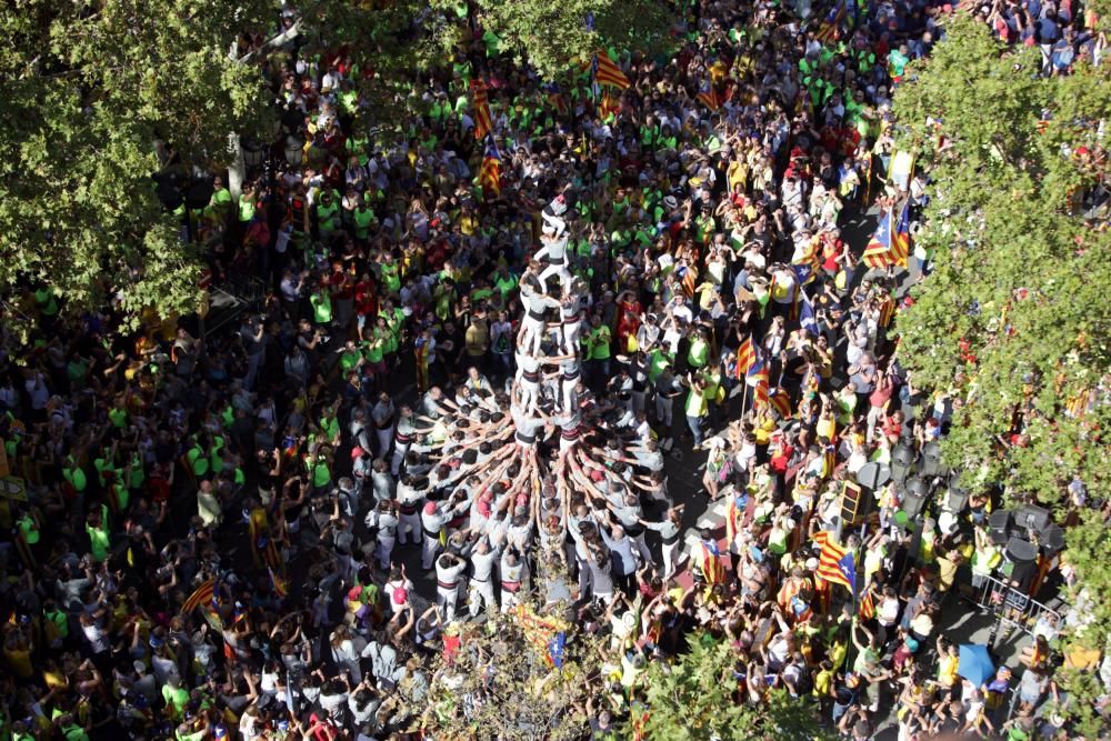 Concentració per la Diada 2017 a Barcelona