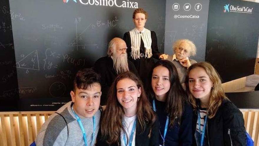 Los estudiantes zamoranos, en CosmoCaixa.