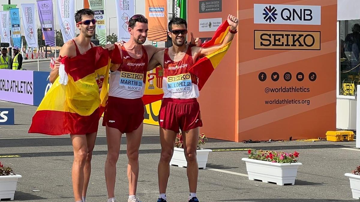 Doblete de España con oro para equipo masculino y plata para femenino en 35km