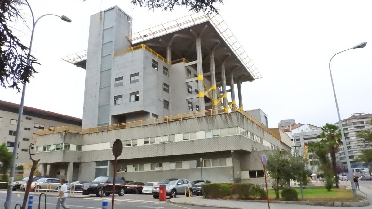 La comisaría provincial de la Policía Nacional en Ourense.