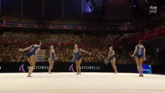 El ejercicio que le ha dado el oro al equipo español de rítmica en el Mundial