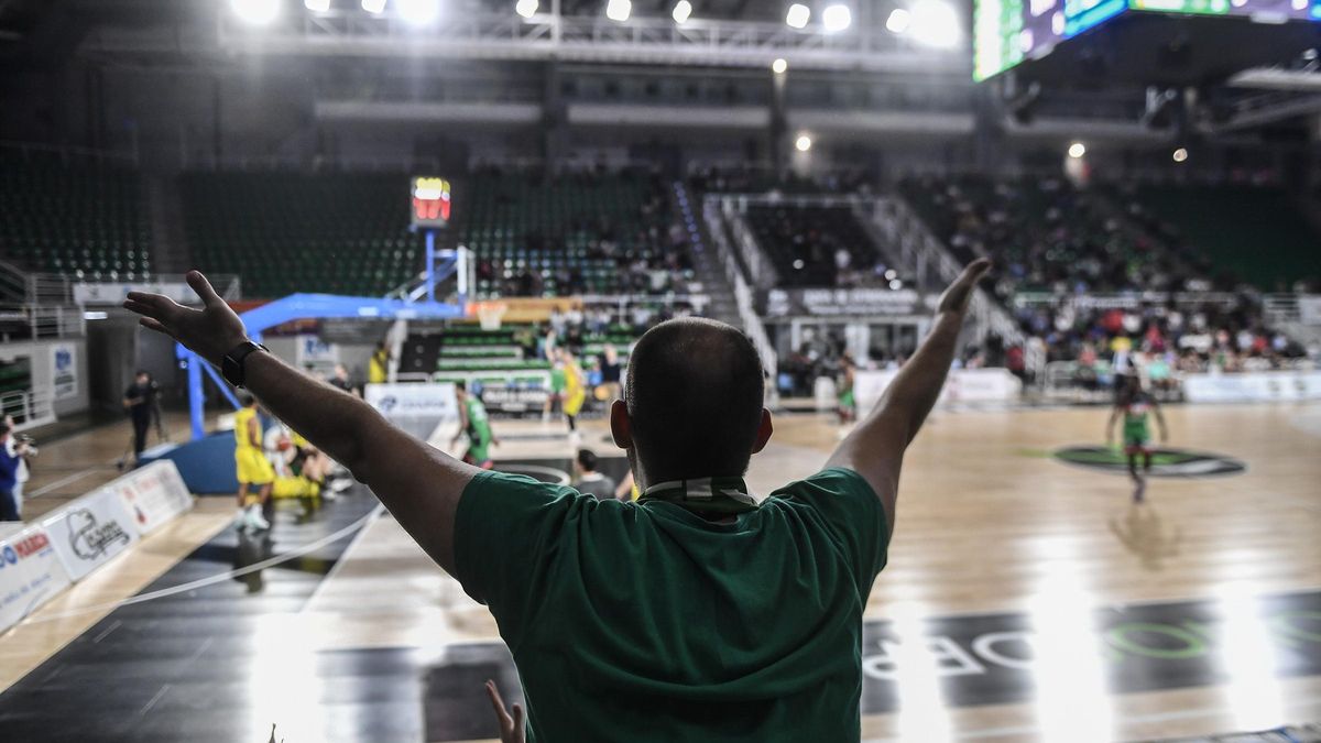Imagen del público en un partido de la pasada temporada en el Multiusos.