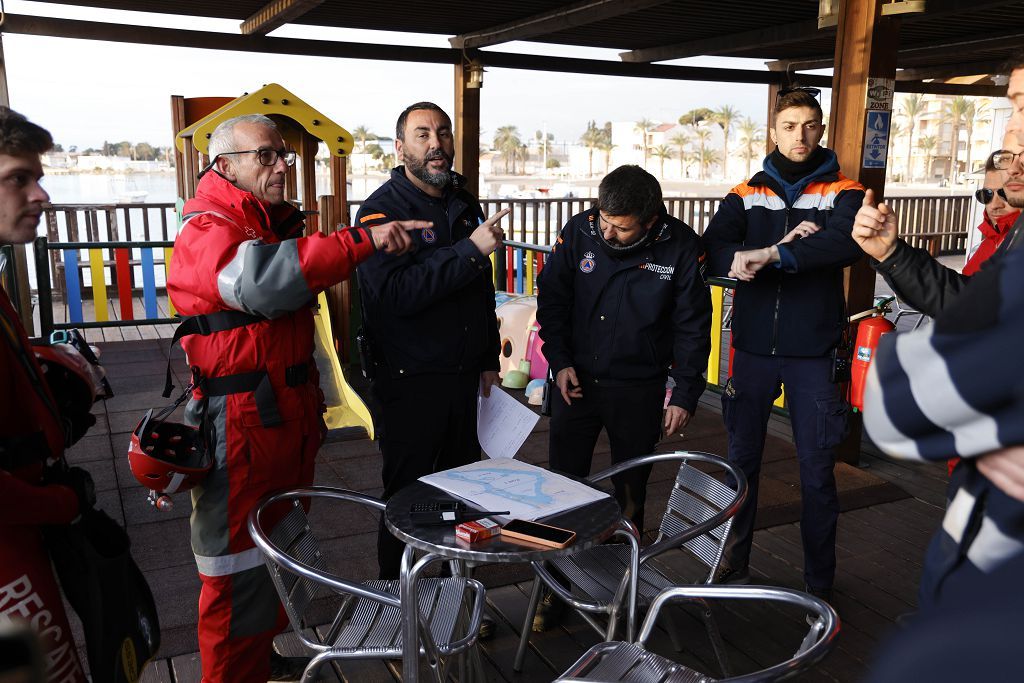 La Operación Búsqueda del menor desaparecido en el Mar Menor, en detalle