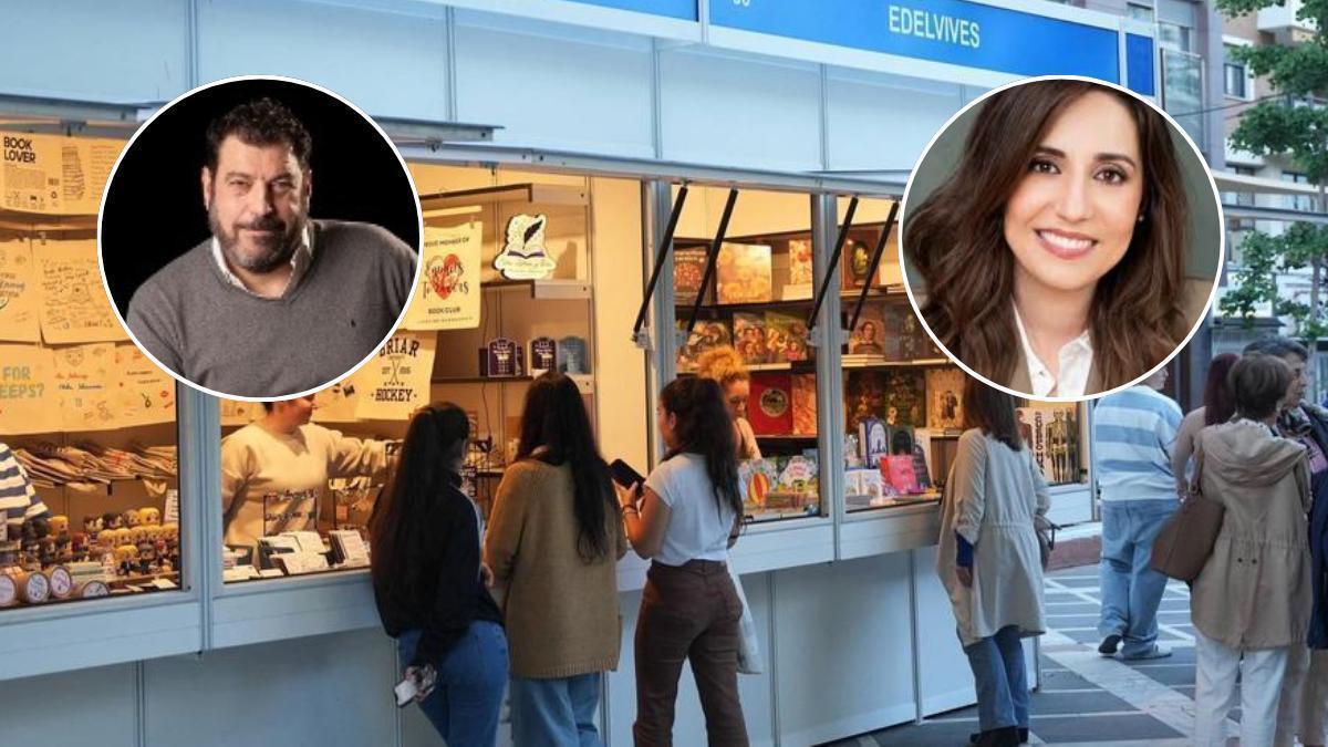 Santiago Díaz y Ángela Banzas, entre lo más destacados del jueves, 14 de mayo, en la Feria del Libro de Badajoz.