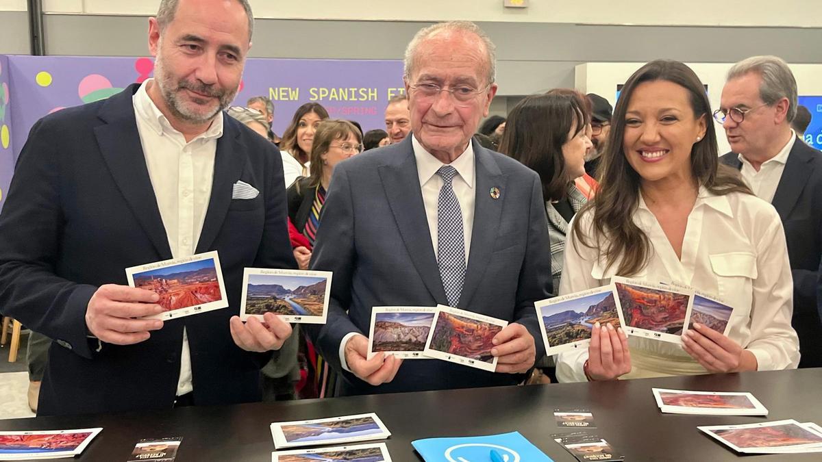 Camilo Vázquez, Francisco de la Torre y Carmen Conesa, ayer.