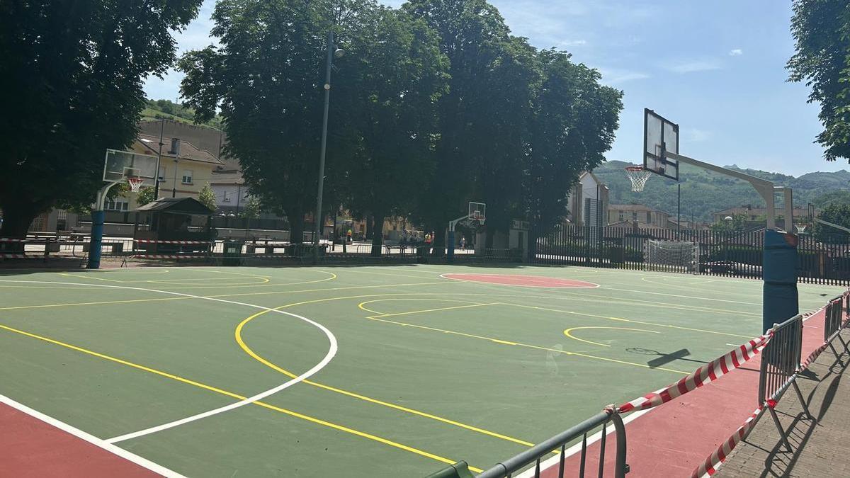 La pista tras la obra ejecutada.