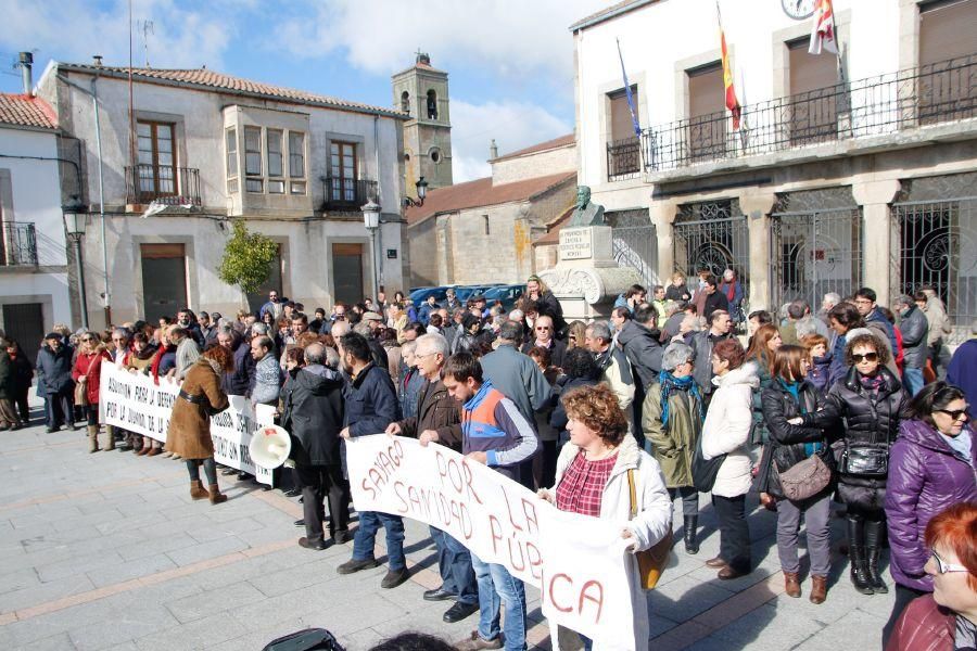 Manifestación en Bermillo por la sanidad