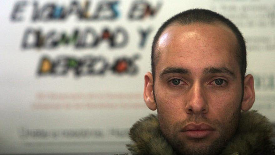 El joven que denunció haber sido objeto de una agresión policial.