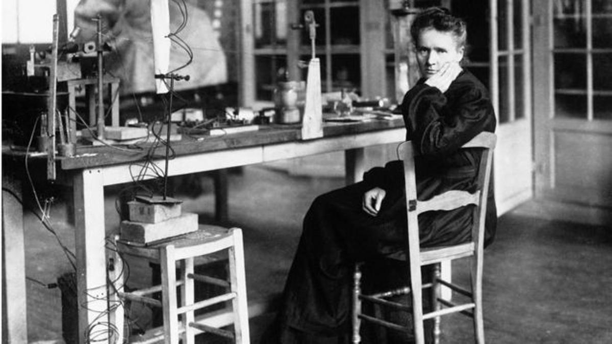 La investigadora Marie Curie.