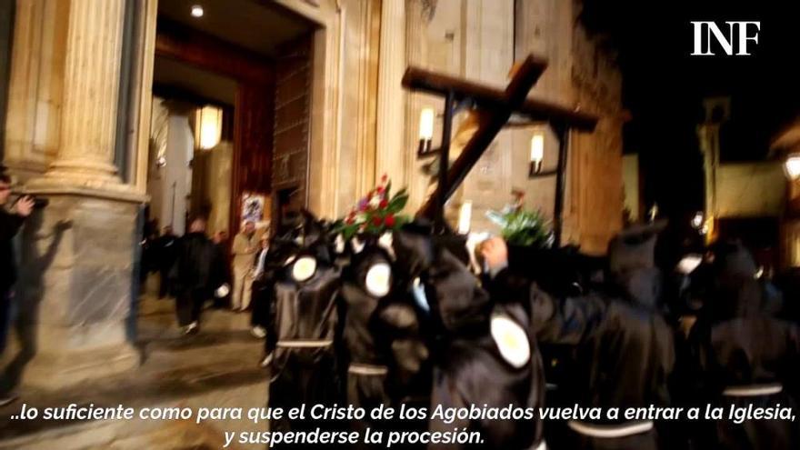 Semana Santa 2018 en Orihuela: Procesión de «Nuestra Señora de las Angustias y el Cristo de los Agobiados»