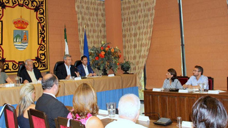 Imagen del pleno celebrado en el Ayuntamiento de Estepona.