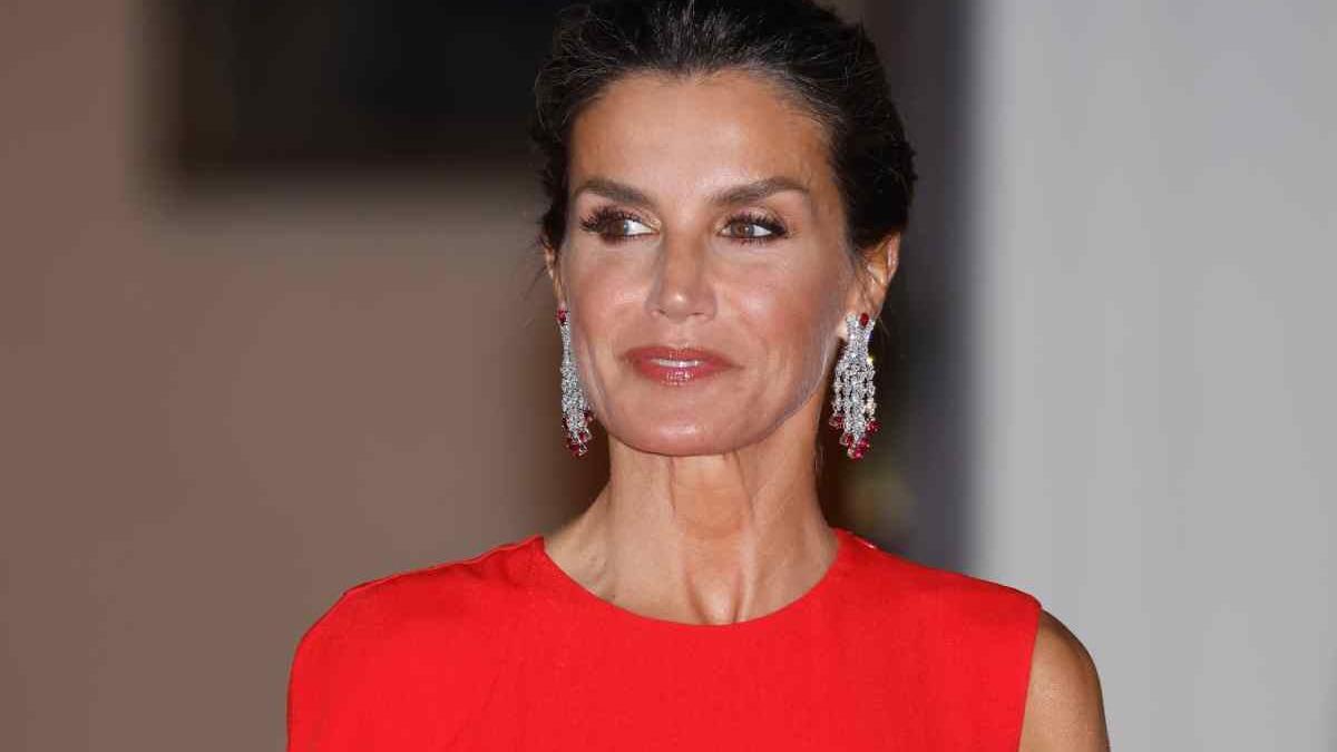 La reina Letizia en la cena de gala en Berlín