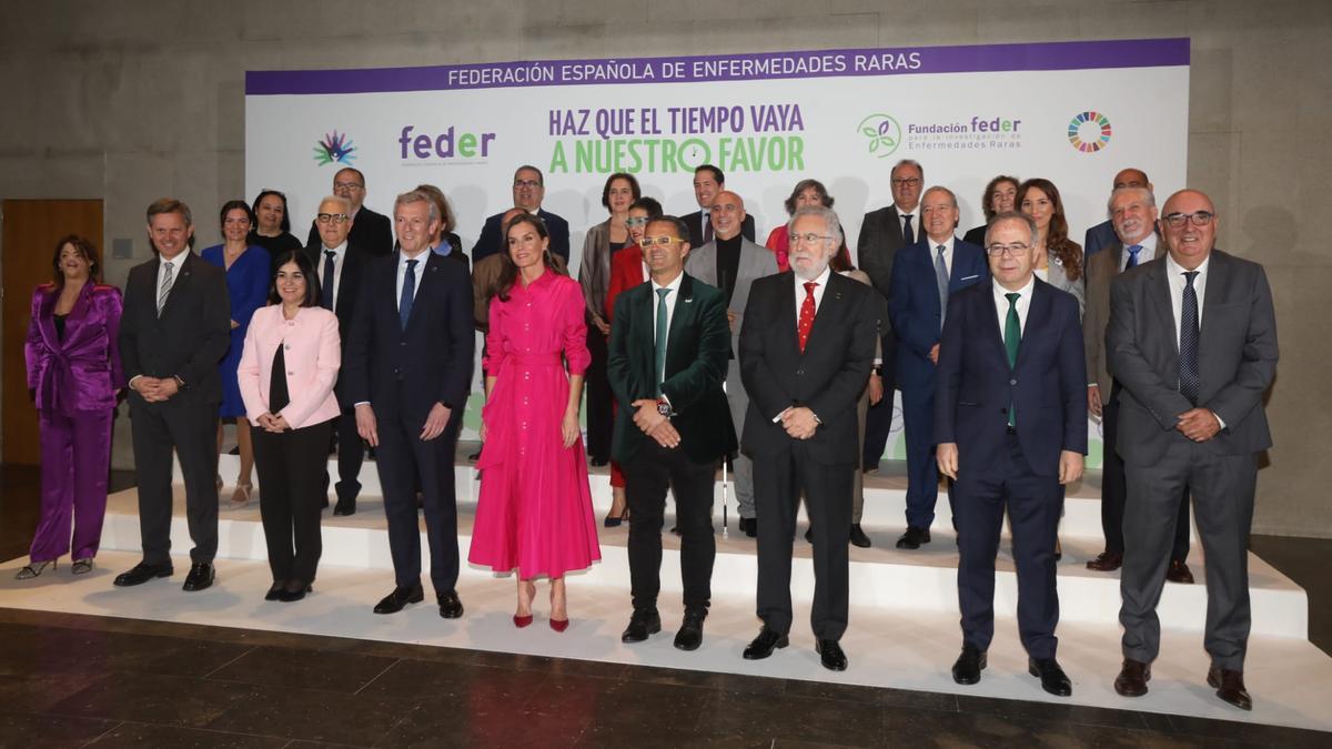 La reina Letizia preside este jueves en Santiago el acto del Día Mundial de las Enfermedades Raras.