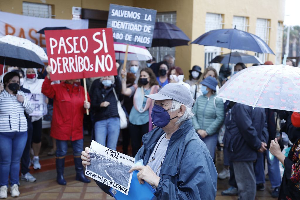 Impiden el desalojo de la vivienda de un jubilado en Cabo de Palos