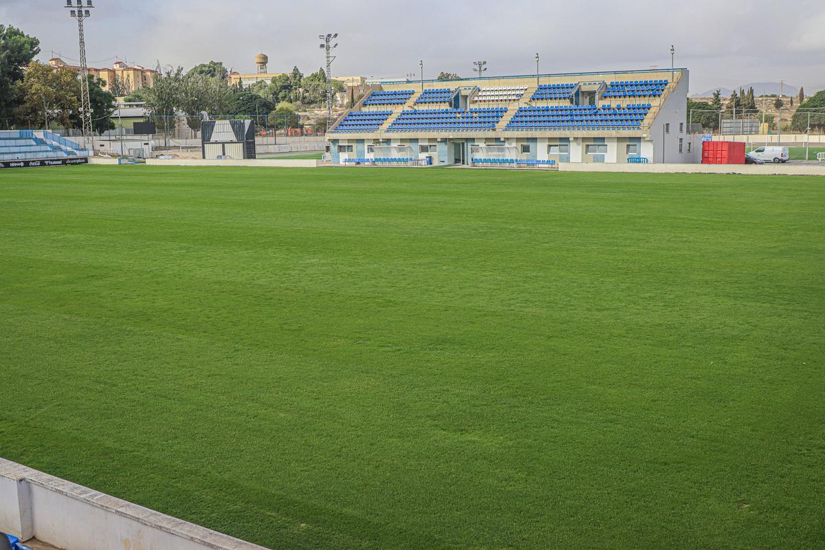 Panorámica del Antonio Solana y de su terreno de juego.