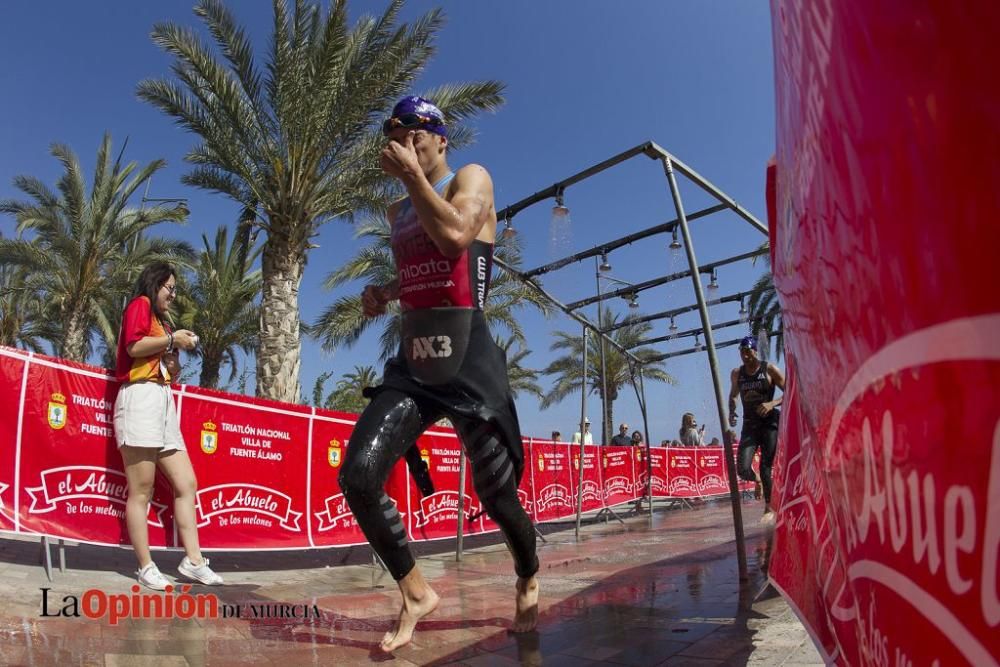 Salida del Triatlón Villa de Fuente Álamo