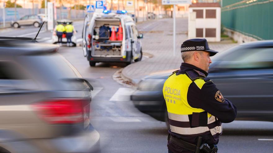 Guardia Urbana controlado el tráfico en Barcelona