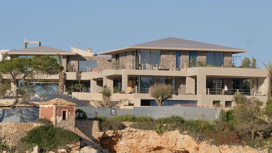 Die Villa von Rafael Nadal in Portocristo im Juni 2023 kurz vor der Fertigstellung